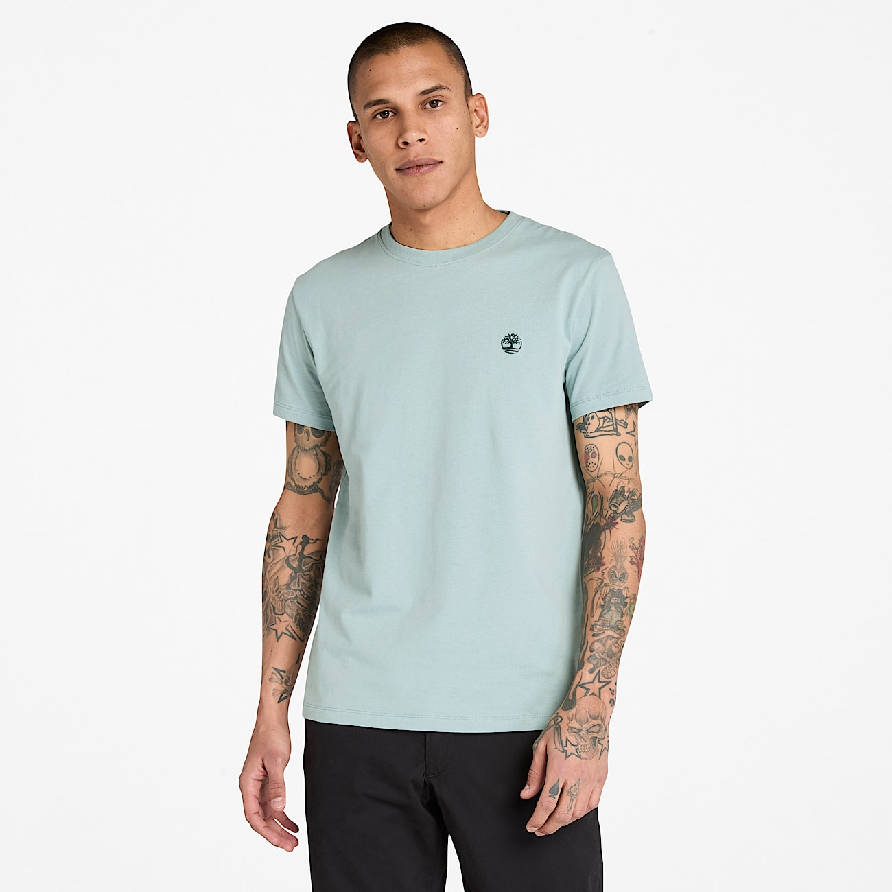 Dunstan River T-shirt met korte mouwen voor heren in grijs - 1