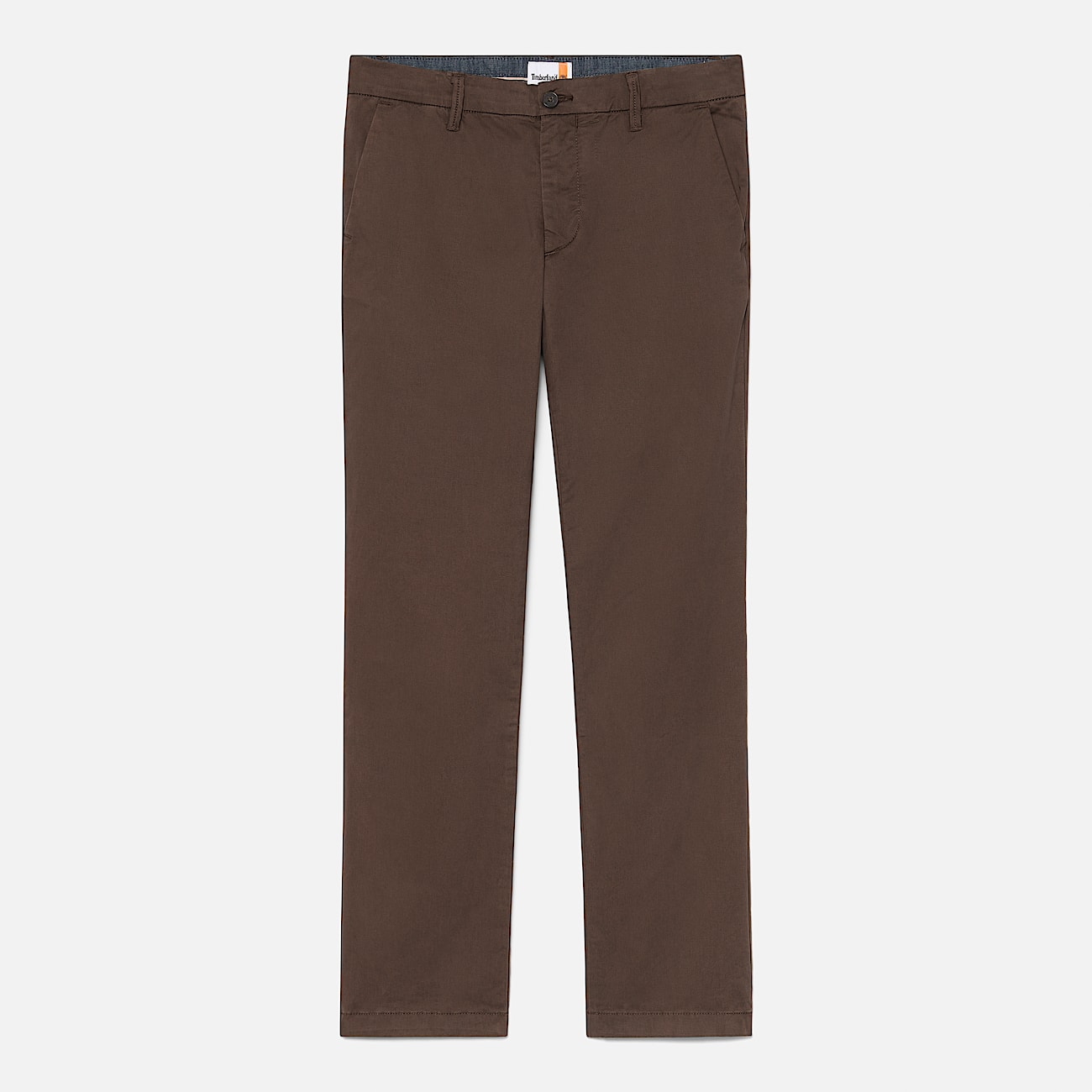 Pantalon chino en sergé Claremont (droit) pour homme en Marron - 5