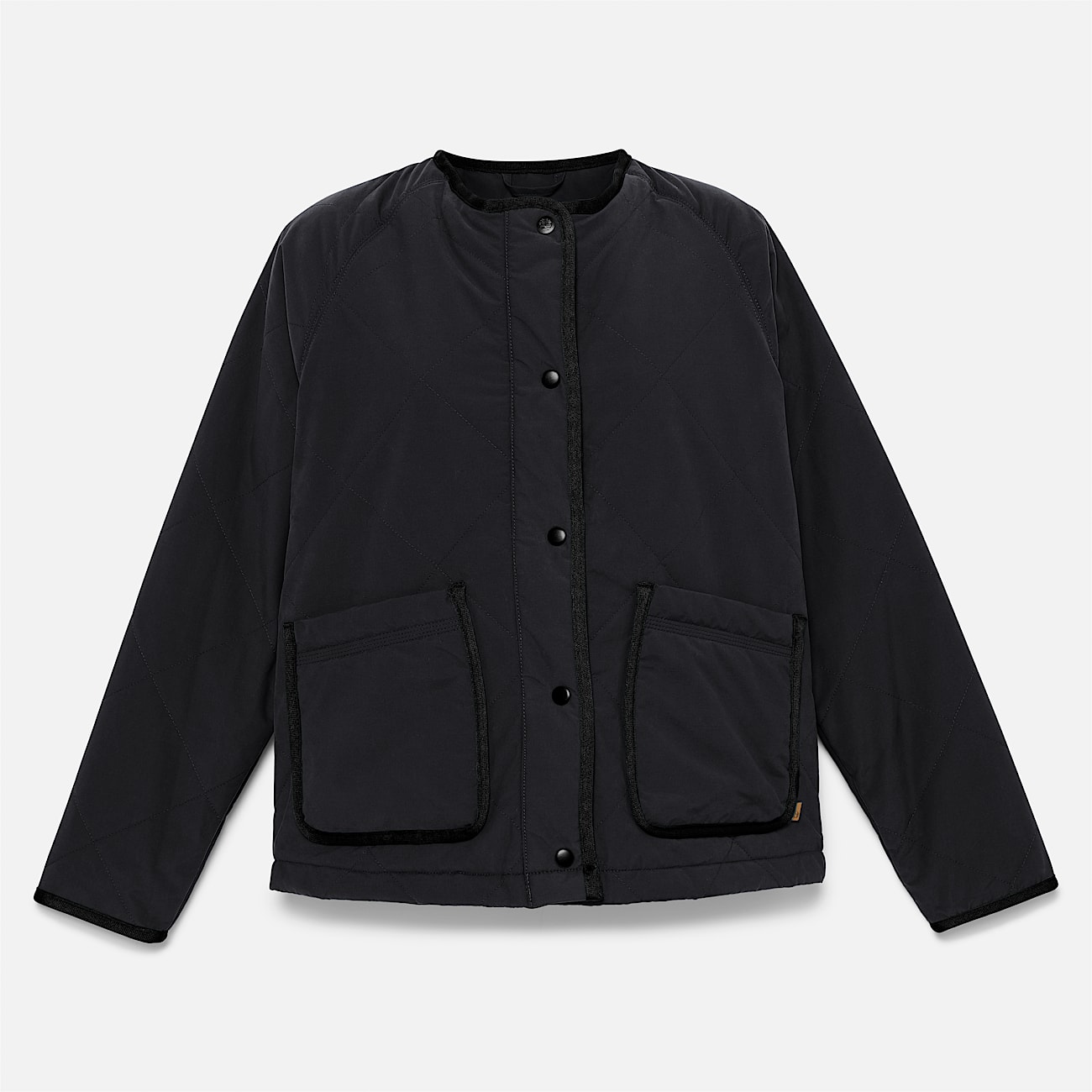 Veste matelassée déperlante durable pour femme en noir - 6