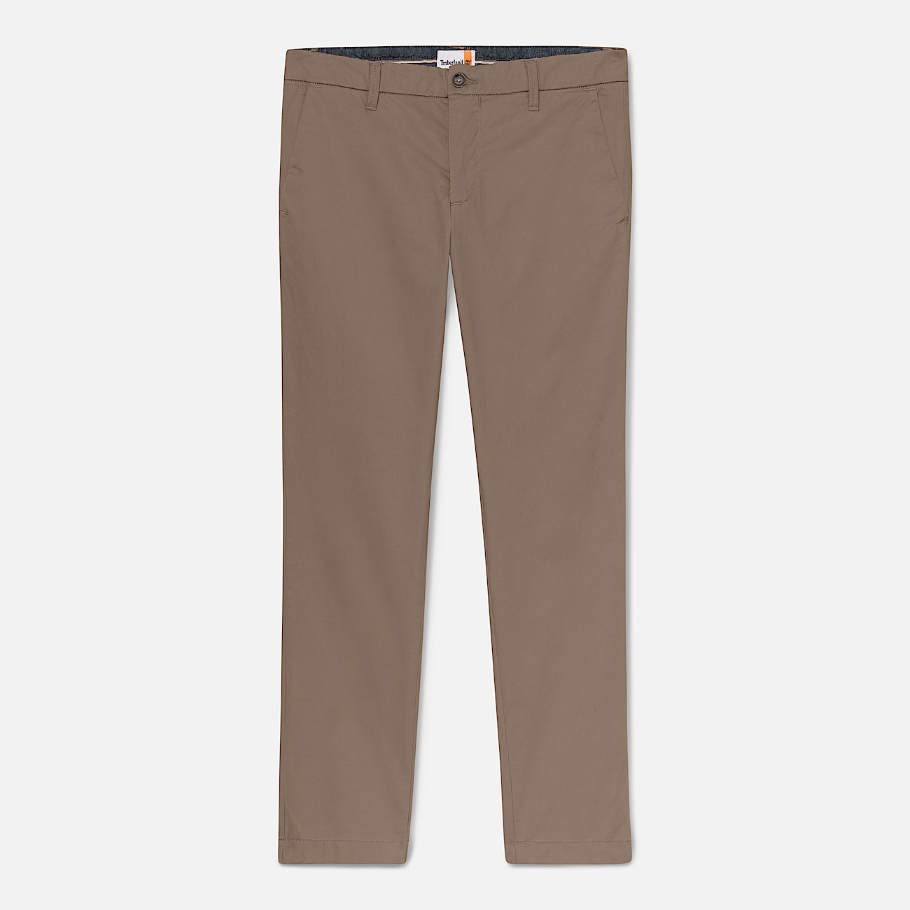Claremont Chinobroek van keperstof, slimfit, voor heren in bruin - 5