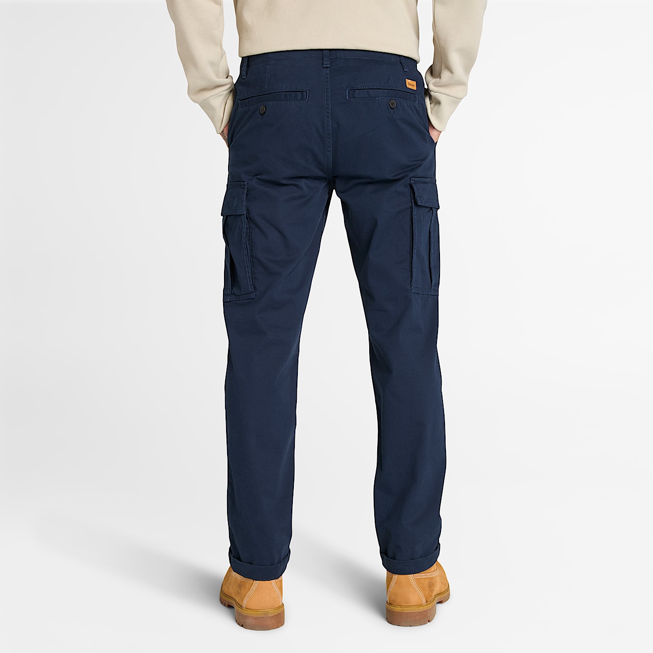 Pantalones cargo de sarga Timberland® Brookline para hombre en azul oscuro - 4