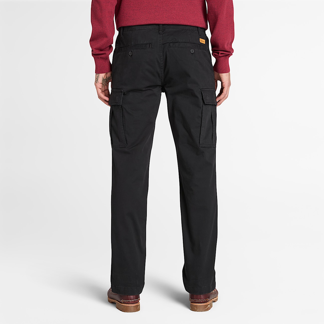 Pantaloni Cargo in Twill Timberland® Brookline da Uomo in colore nero - 4