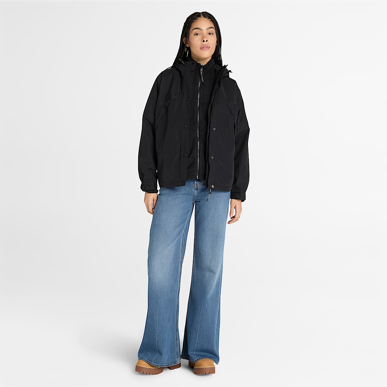 Giacca 3 in 1 Impermeabile Winnick da Donna in colore nero - 2