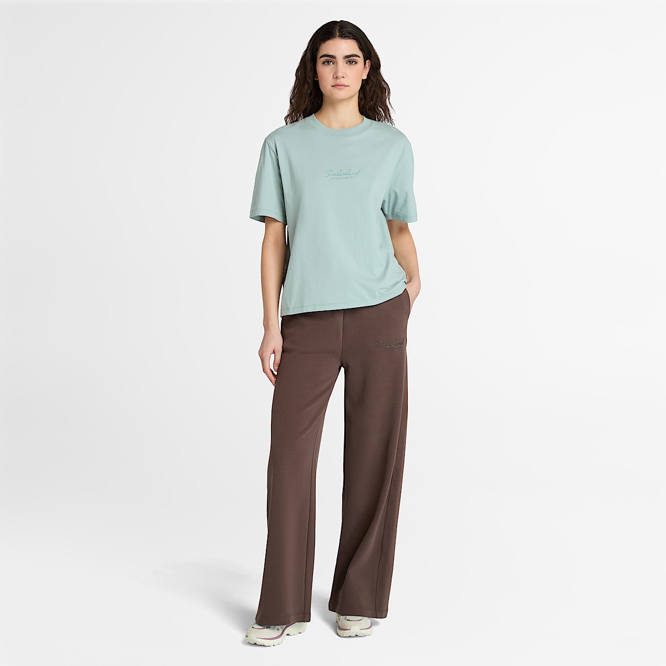 Pantaloni Palazzo Lush Comfort da Donna in marrone - 2