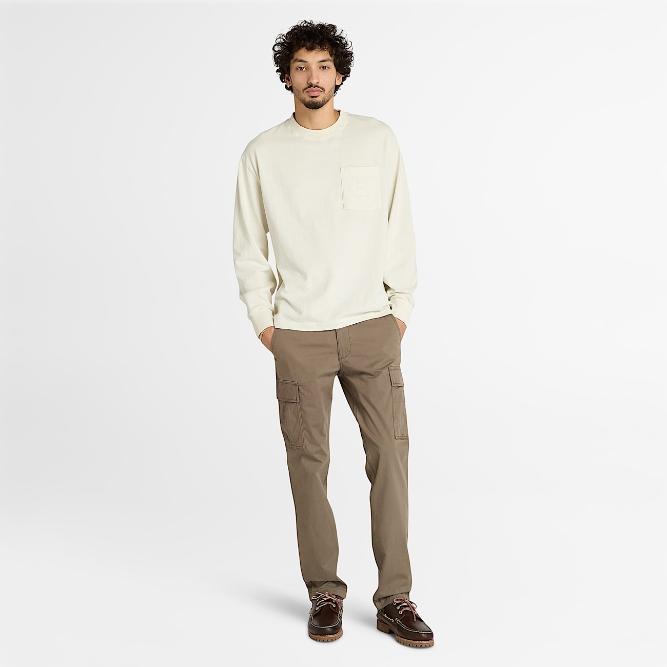Timberland® Brookline Twill Cargo Trouser for Men in Brown - 2