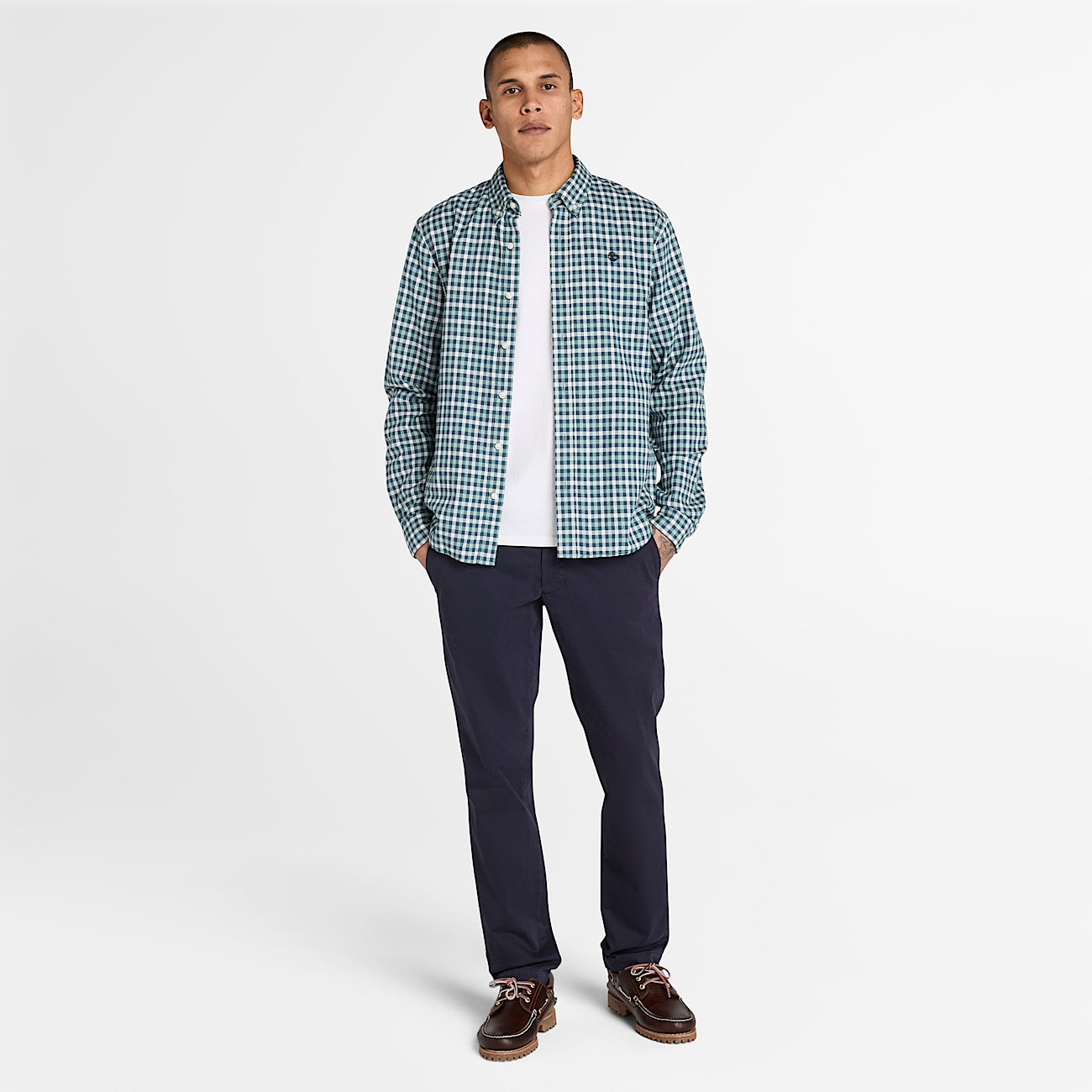 Solucell Air™ Gingham Overhemd voor heren in grijs - 2
