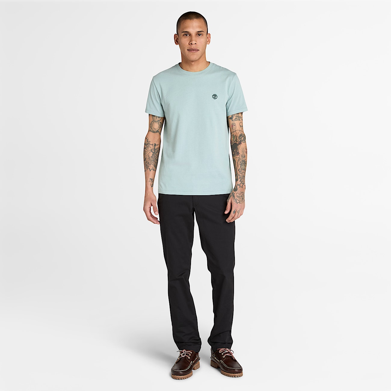 Dunstan River T-shirt met korte mouwen voor heren in grijs - 2