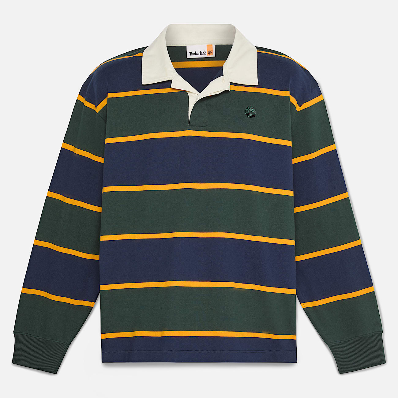 Polo de rugby en bleu foncé/vert foncé - 5