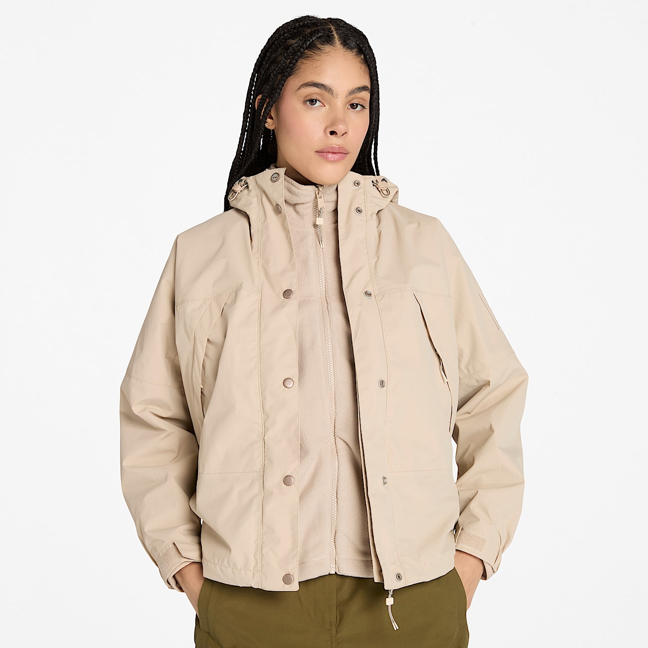Giacca 3 in 1 Impermeabile Winnick da Donna in beige - 1