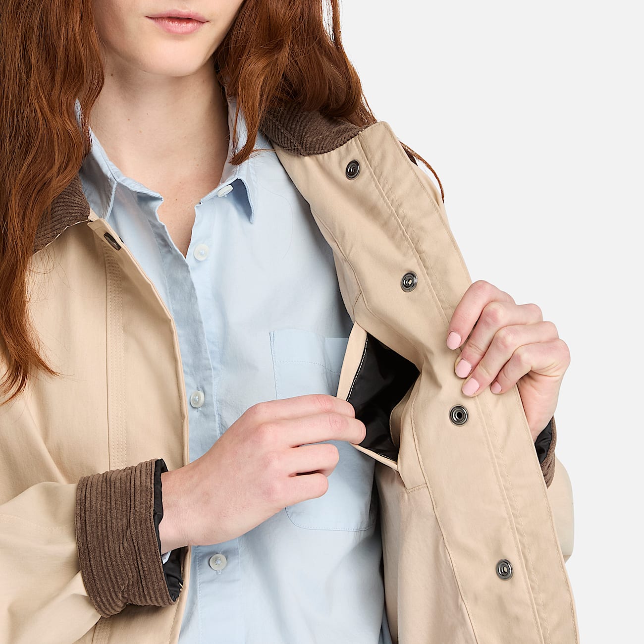 Cappotto Barn Impermeabile Wenham da donna in beige - 3