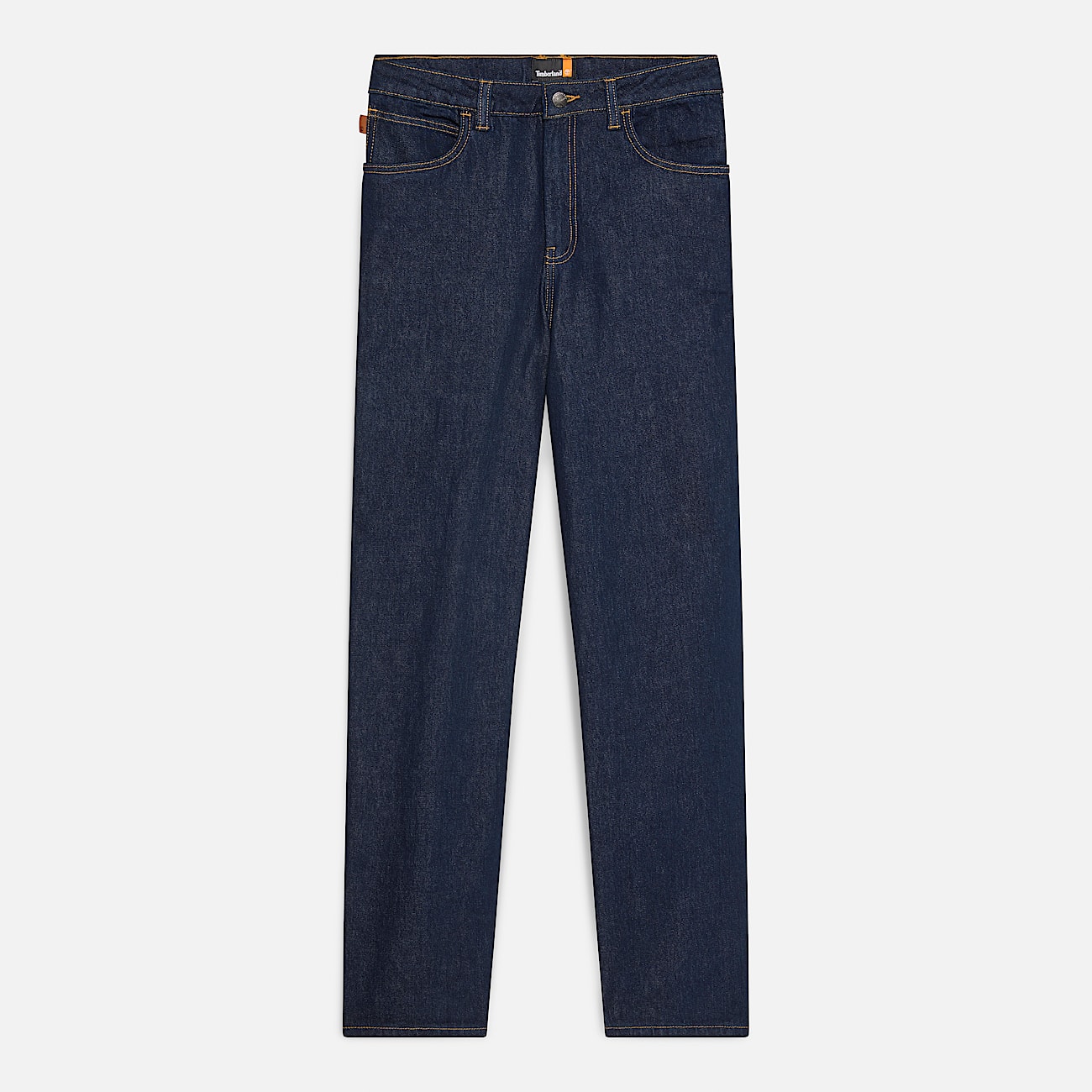 Pantaloni a Gamba Dritta in Denim da Donna in blu scuro - 5