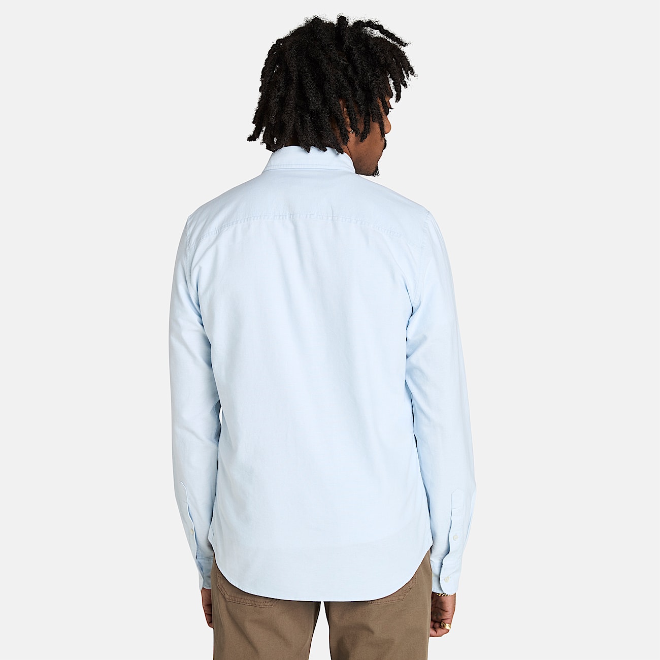 Camicia Oxford da Uomo in blu chiaro - 4