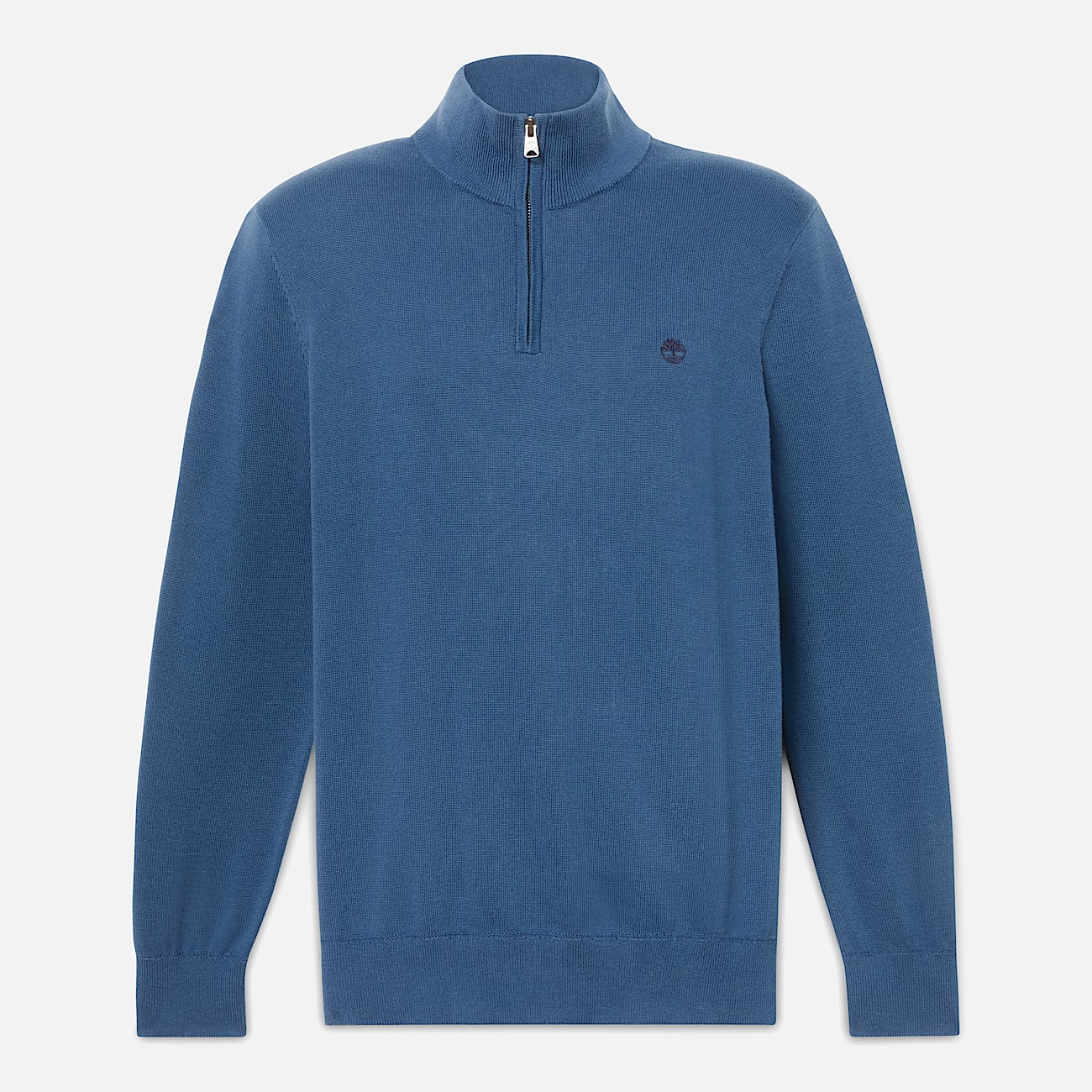 Williams River Baumwollpullover für Herren mit Viertelreißverschluss in Blau - 5