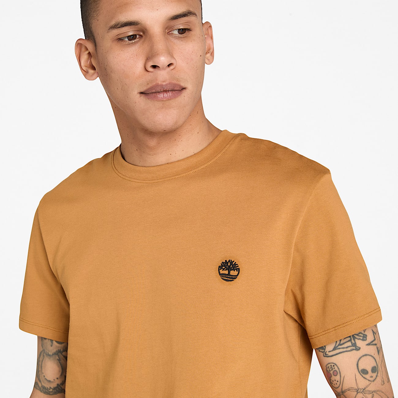 Dunstan River Kurzarm-T-Shirt für Herren in Gelb - 3