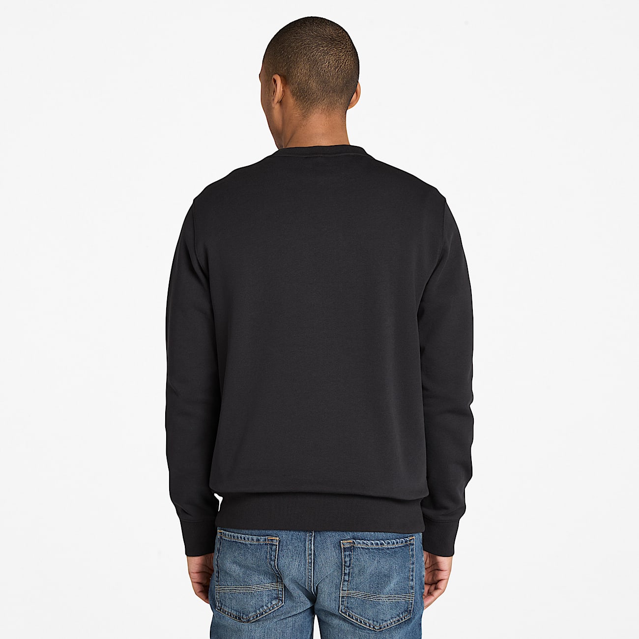 Sweat-shirt à col rond Kennebec River pour homme en Noir - 4