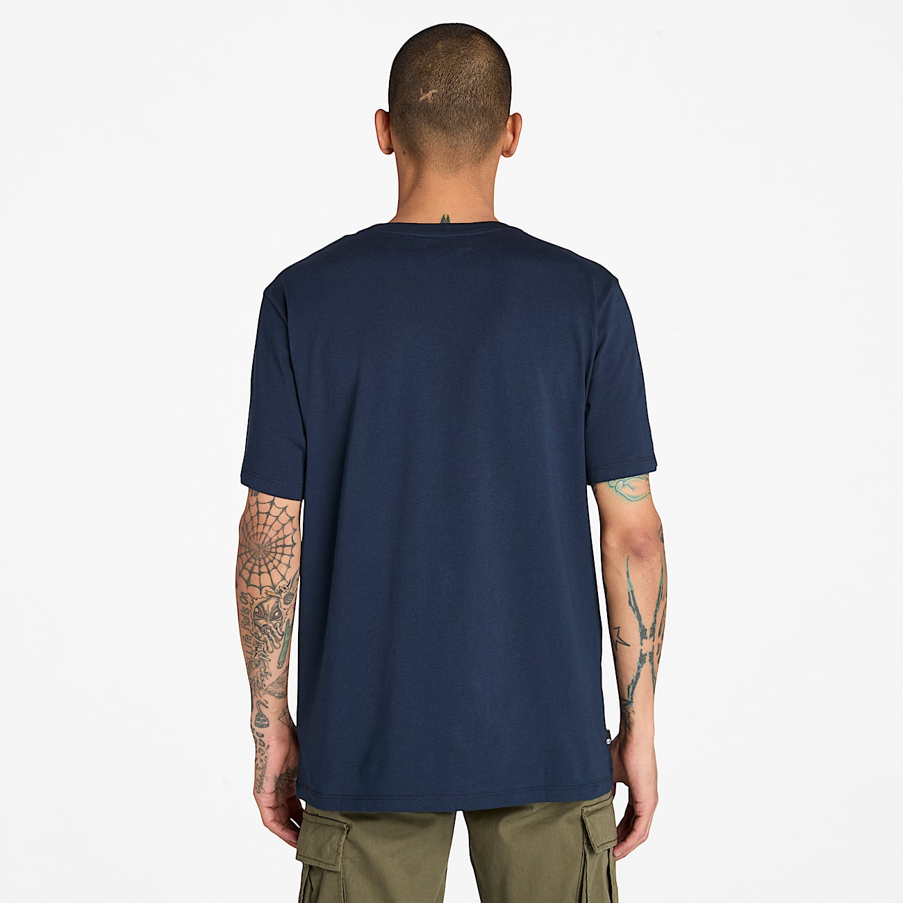 T-shirt con Logo ad Albero Kennebec River da Uomo in blu scuro - 4