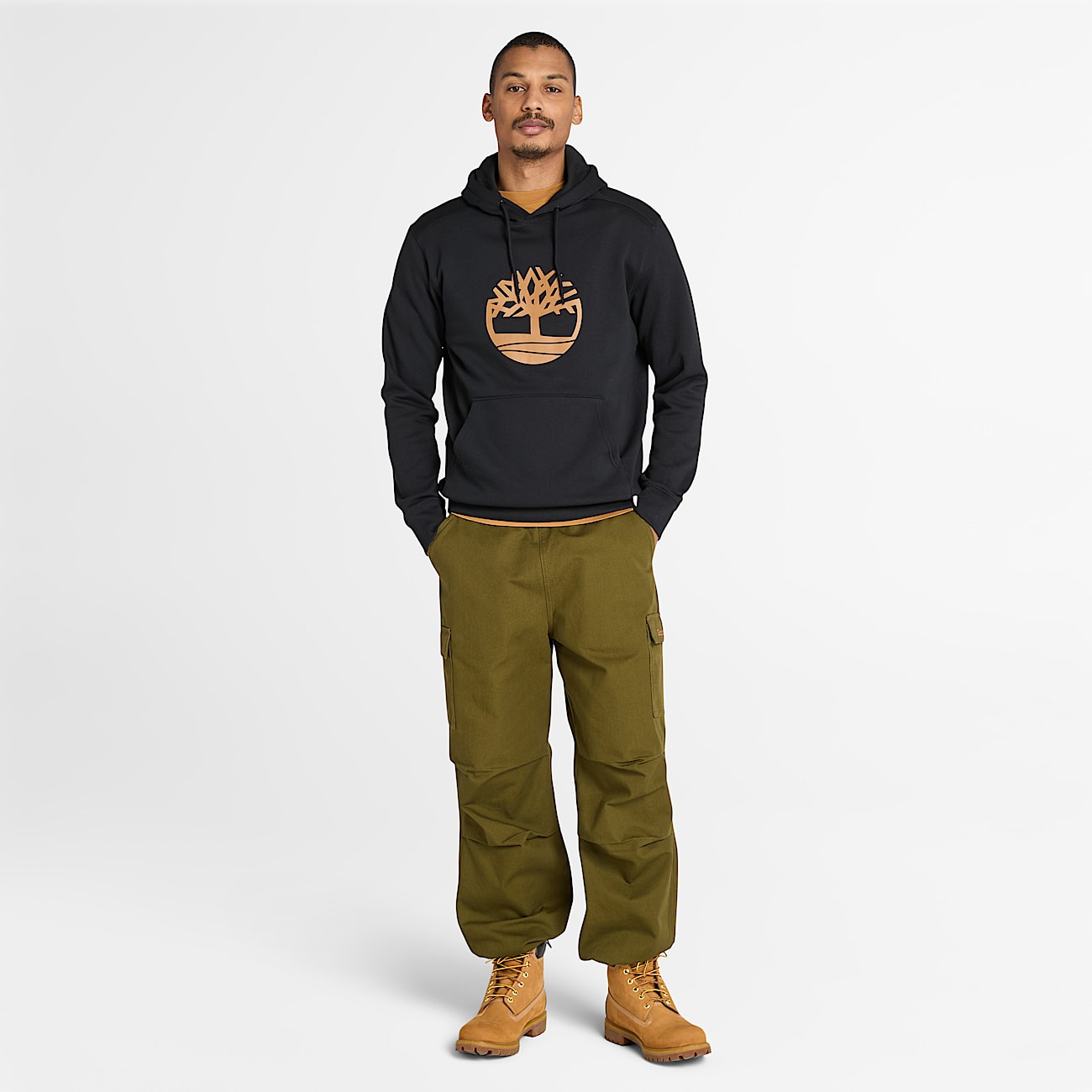 Camisola com Capuz Kennebec River Tree Logo para Homem em preto - 2
