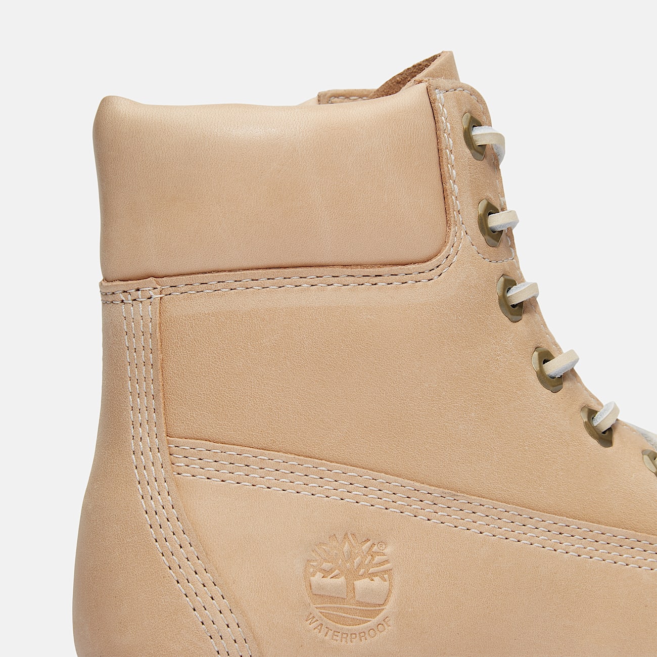 Timberland® Premium 6-Inch Waterproof Boot for Women in Beige - 7