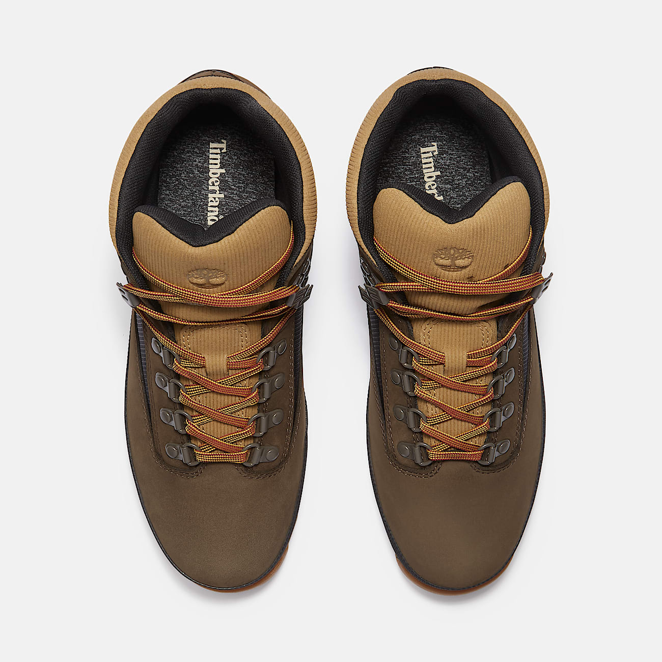 Euro Hiker Boot for Men in Dark Brown/Black - 2