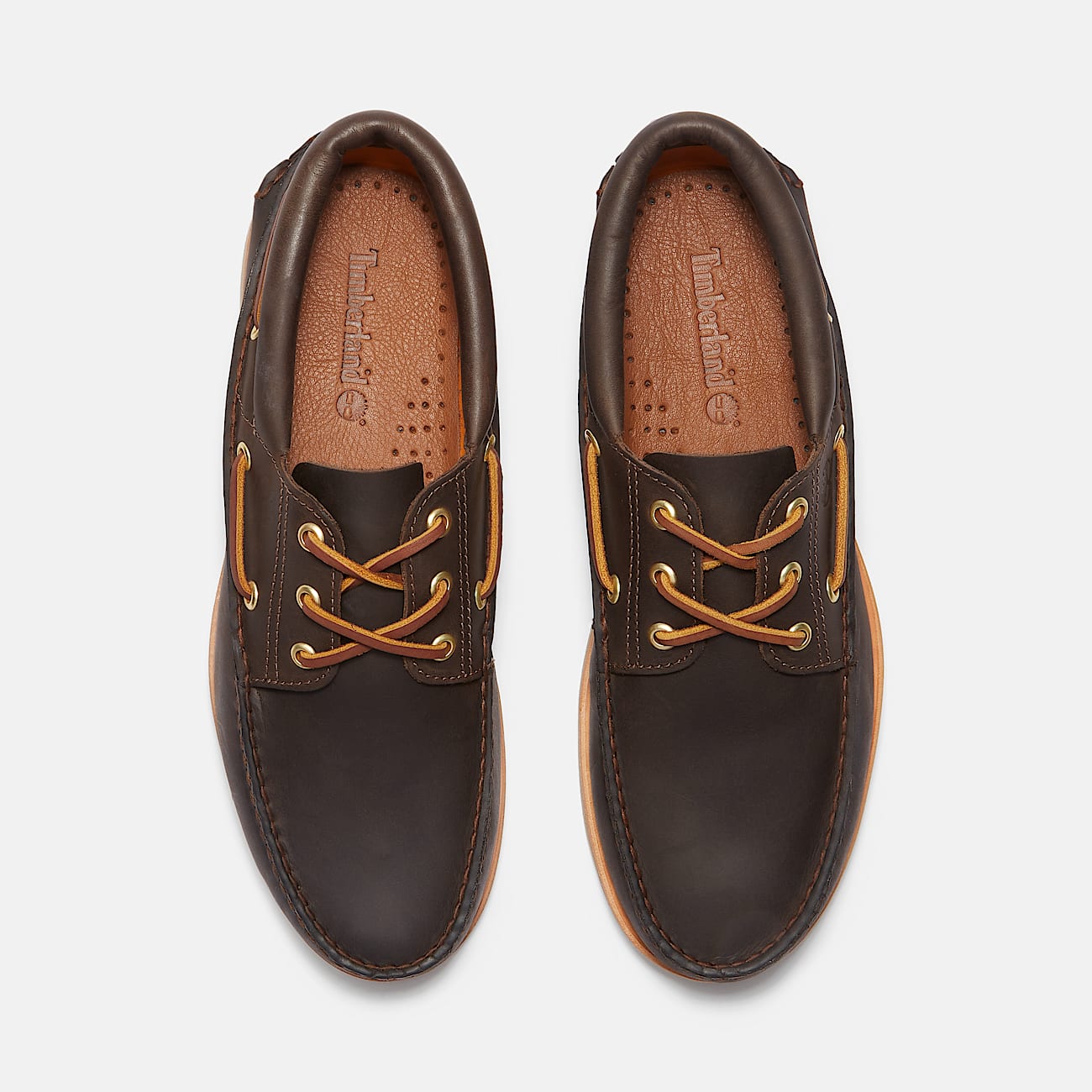 Crafted Boat Shoe for Men in Dark Brown - 2