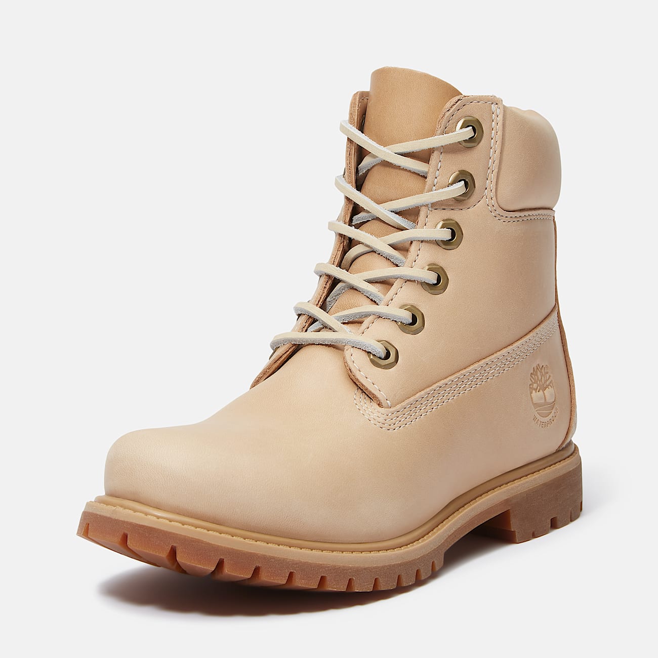 Timberland® Premium 6-Inch Waterproof Boot for Women in Beige - 9