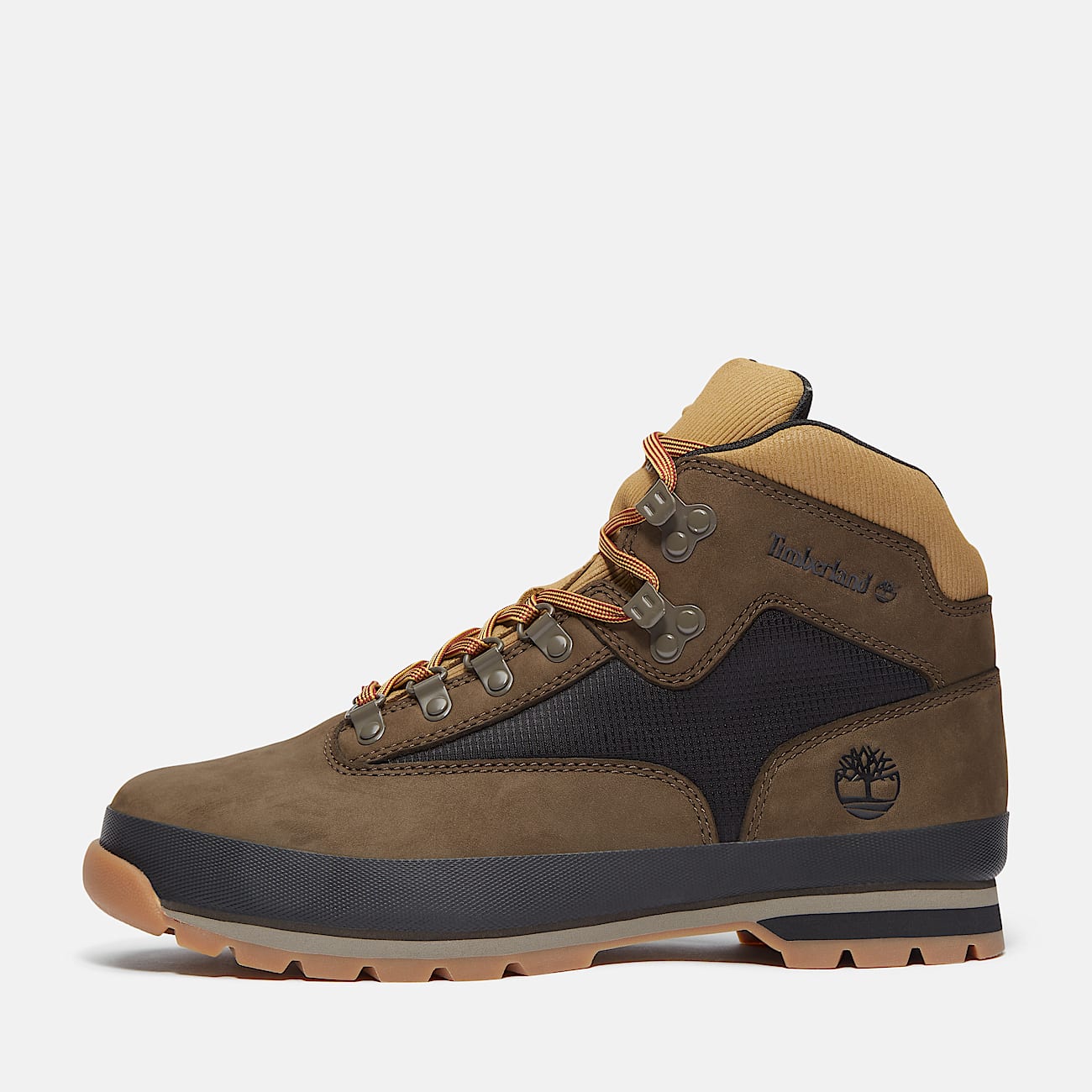 Euro Hiker Boot for Men in Dark Brown/Black - 8