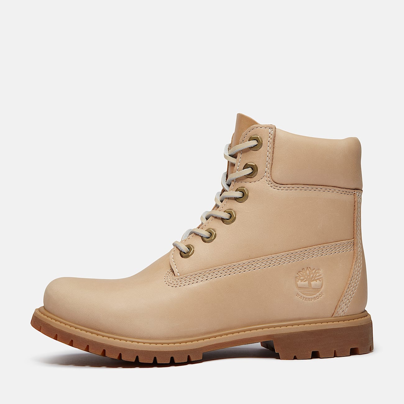 Timberland® Premium 6-Inch Waterproof Boot for Women in Beige - 8