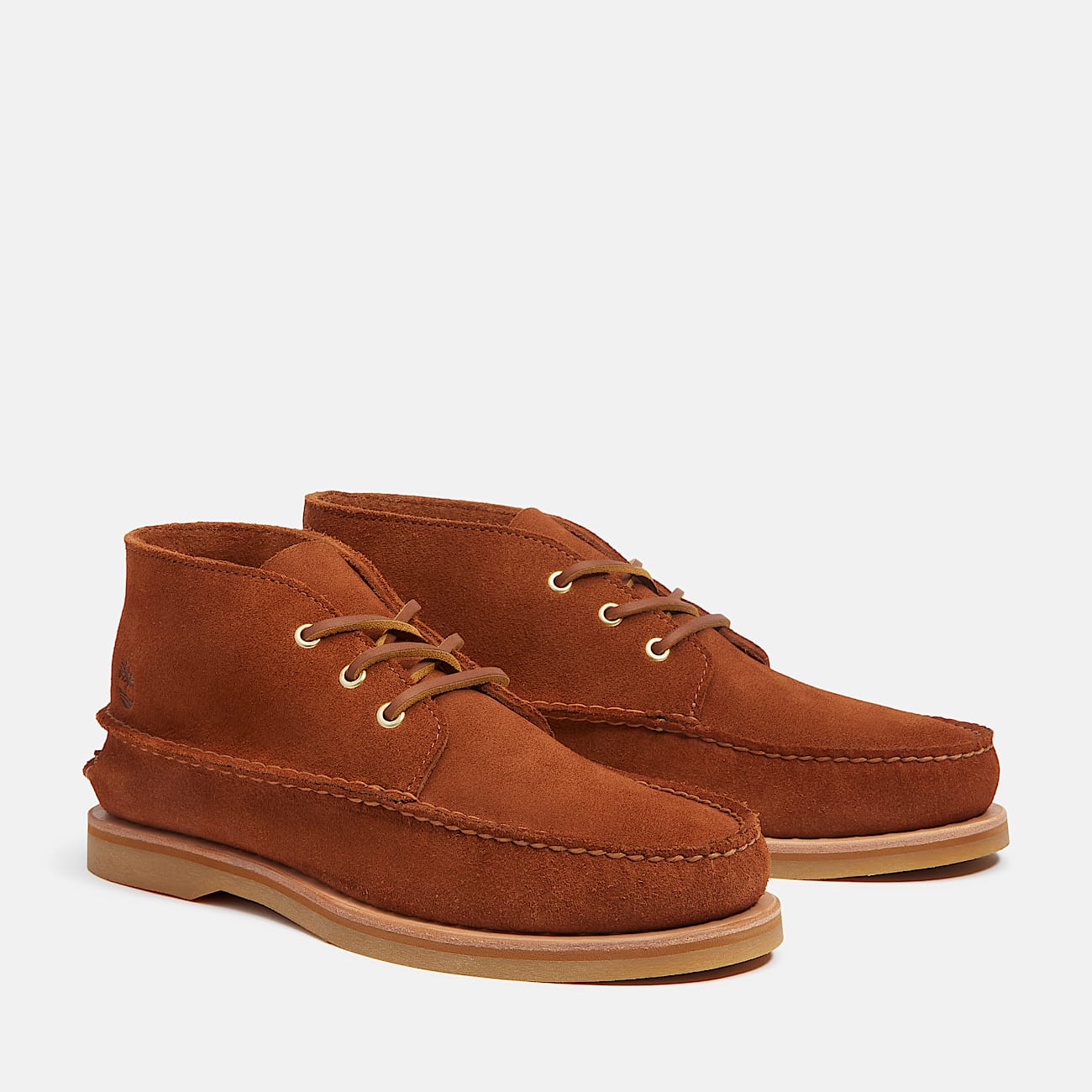 Crafted Boat Mid Boot for Men in Brown - 4