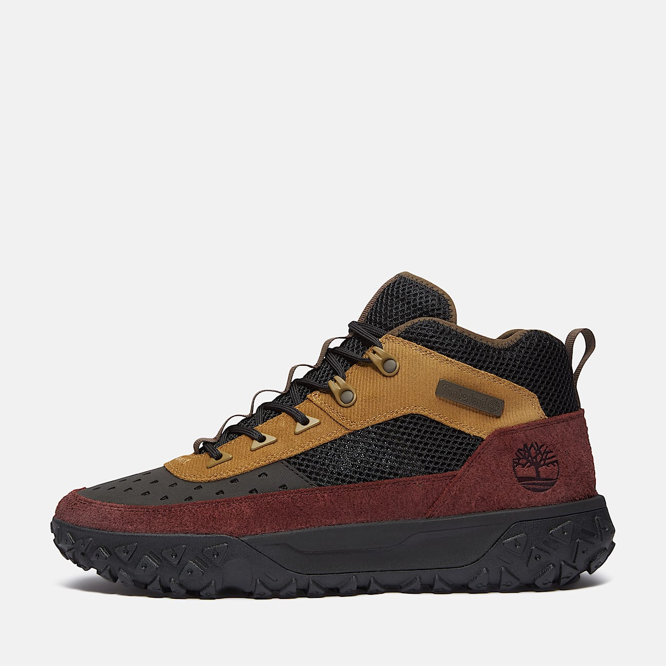 GreenStride™ Motion 6 Trainer for Men in Black/Burgundy - 8