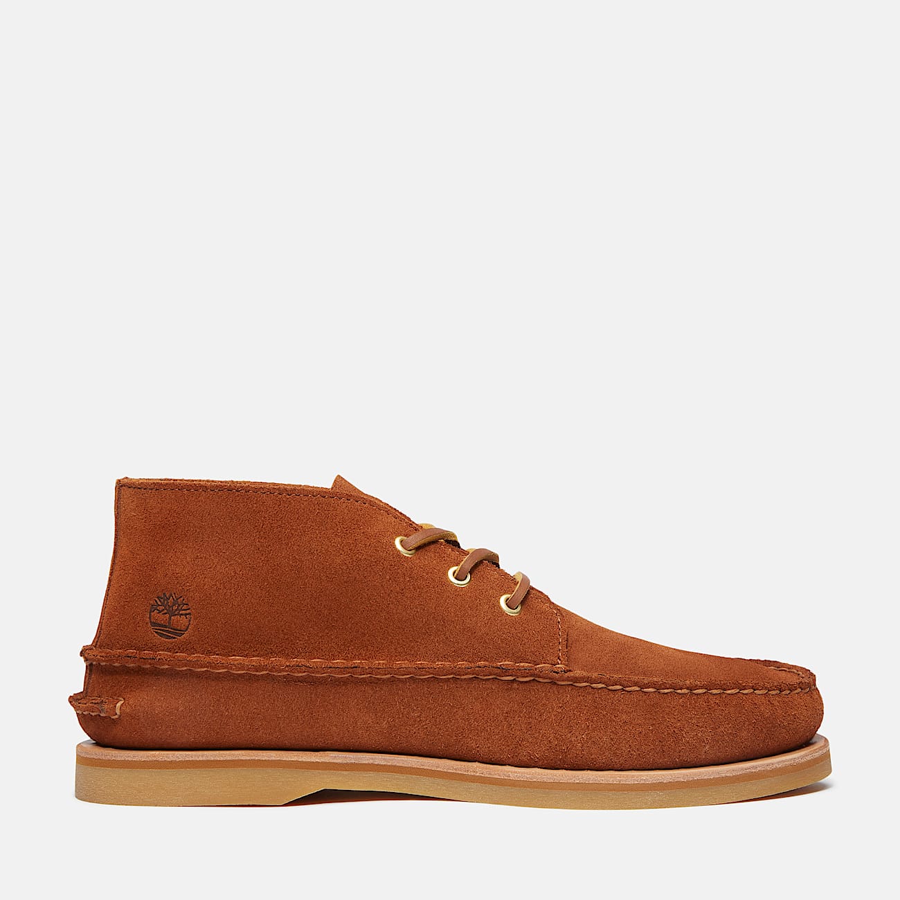 Crafted Boat Mid Boot for Men in Brown - 1