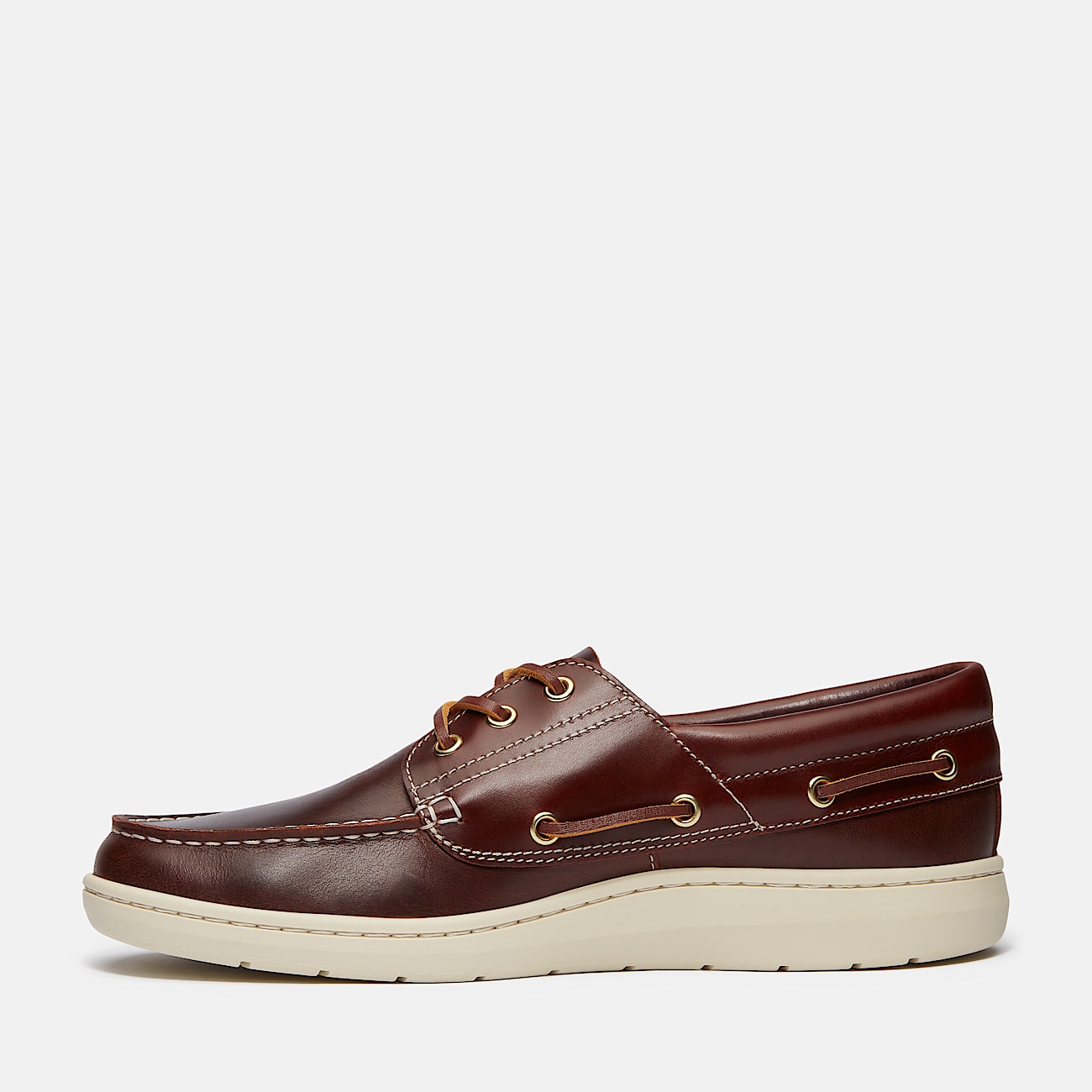 Portofino Pier Boat Shoe for Men in Burgundy - 6