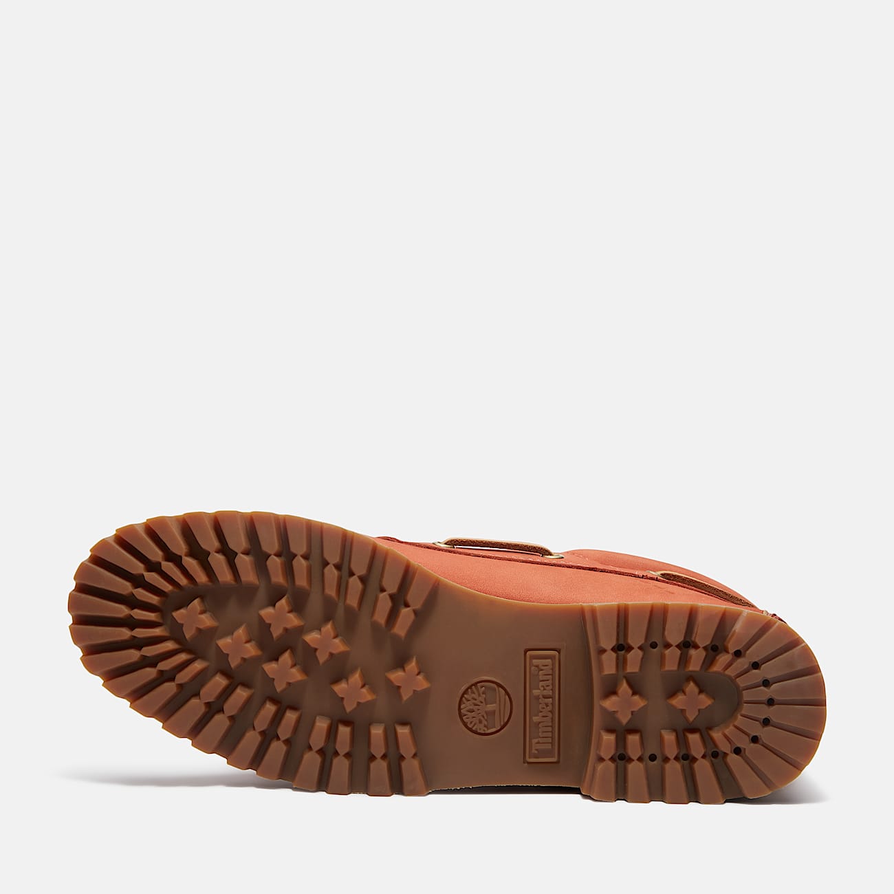 Timberland® Authentic 3-Eye Lug Handsewn Boat Shoe for Men in Red - 4