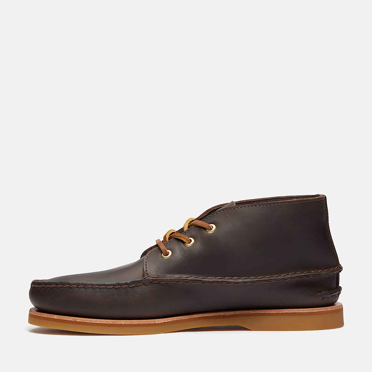 Crafted Boat Mid Boot for Men in Dark Brown - 6