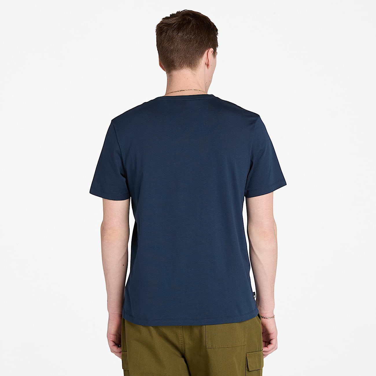 T-shirt a Maniche Corte con Logo Lineare Kennebec River da Uomo in blu scuro - 4