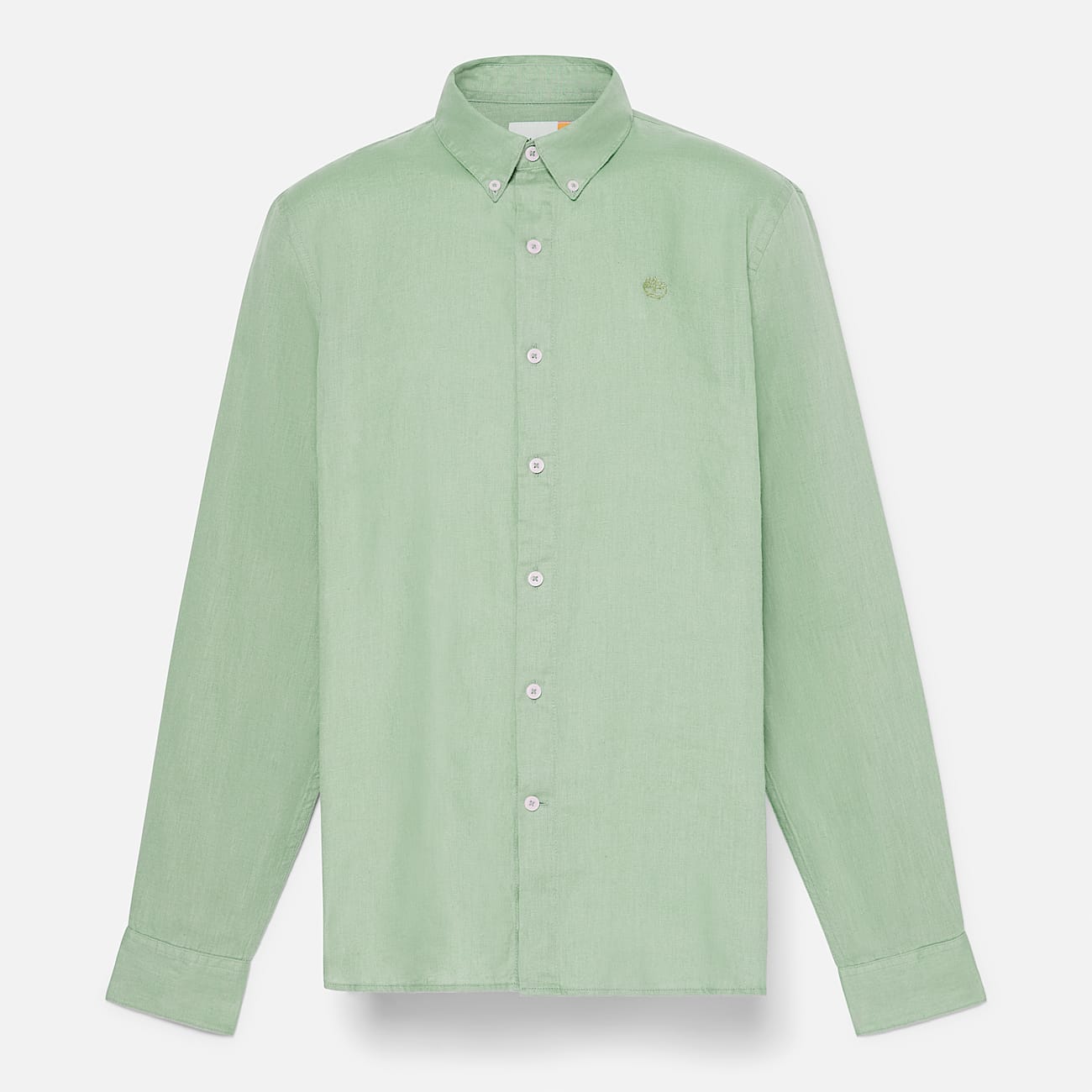 Camicia in Lino Mill Brook da Uomo in verde - 5