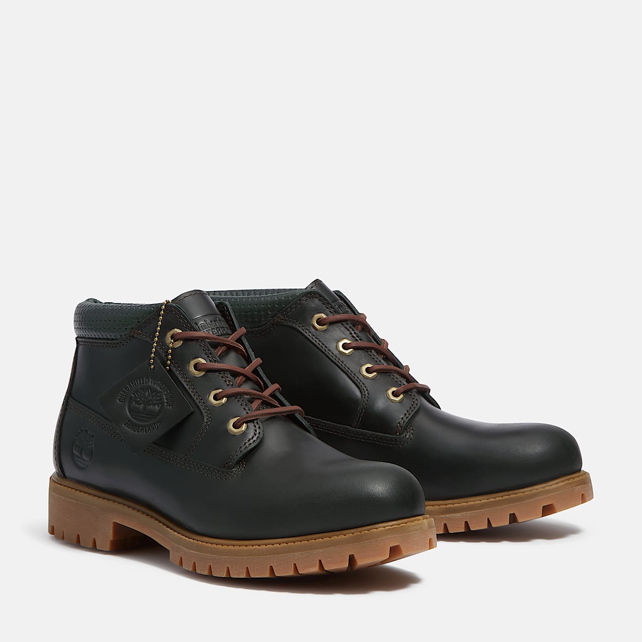 Timberland® Premium Waterproof Chukka Boot for Men in Dark Green - 4