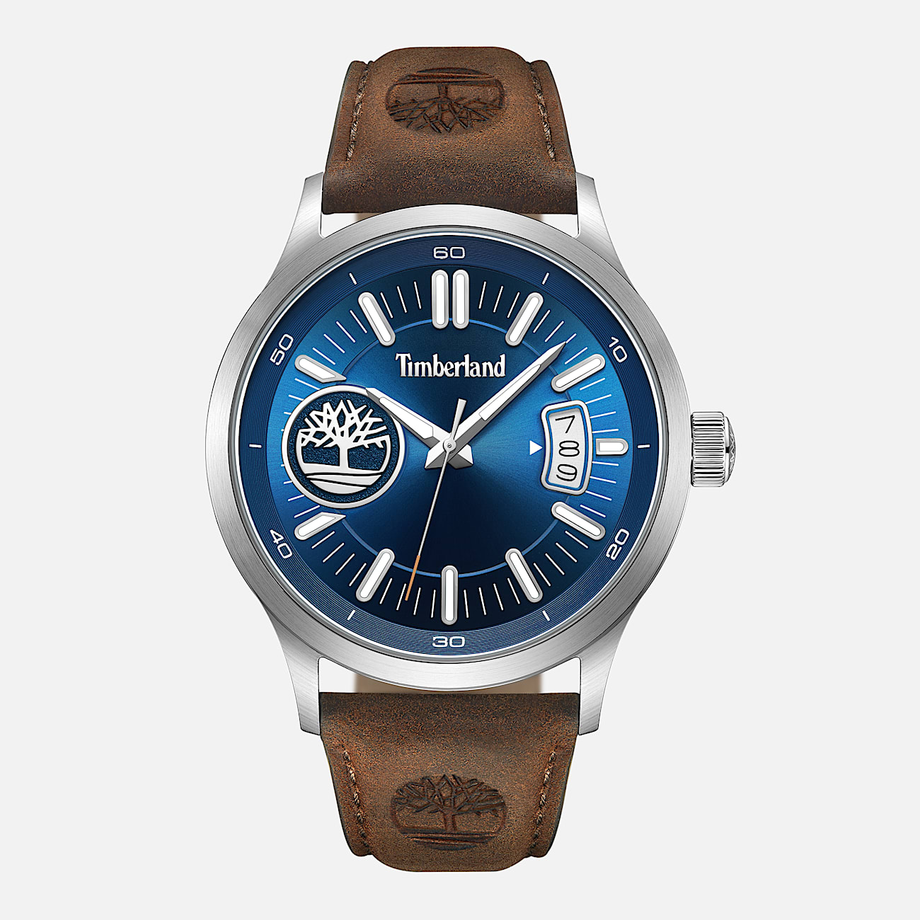 Trumbull Leather Strap Watch for Men - 1