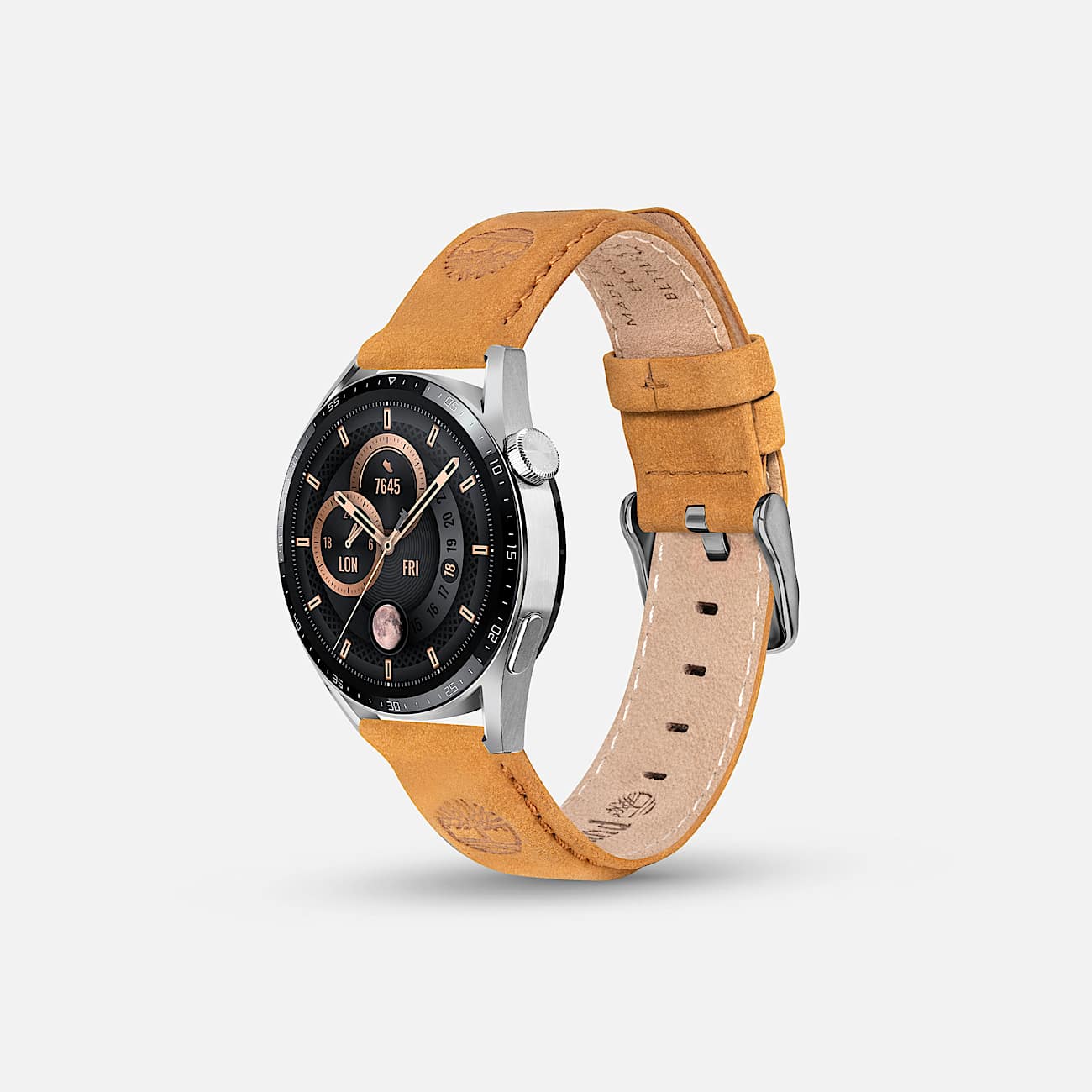Beigefarbenes Lacandon Lederarmband für Herren in Gelb - 4