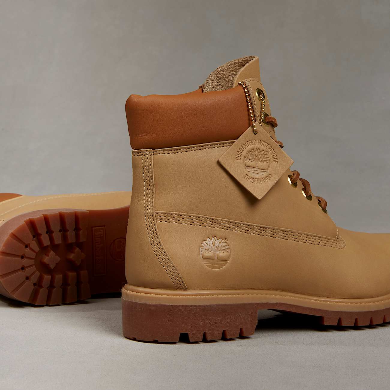 Timberland® Premium 6 Inch Waterdichte Boot voor heren in beige