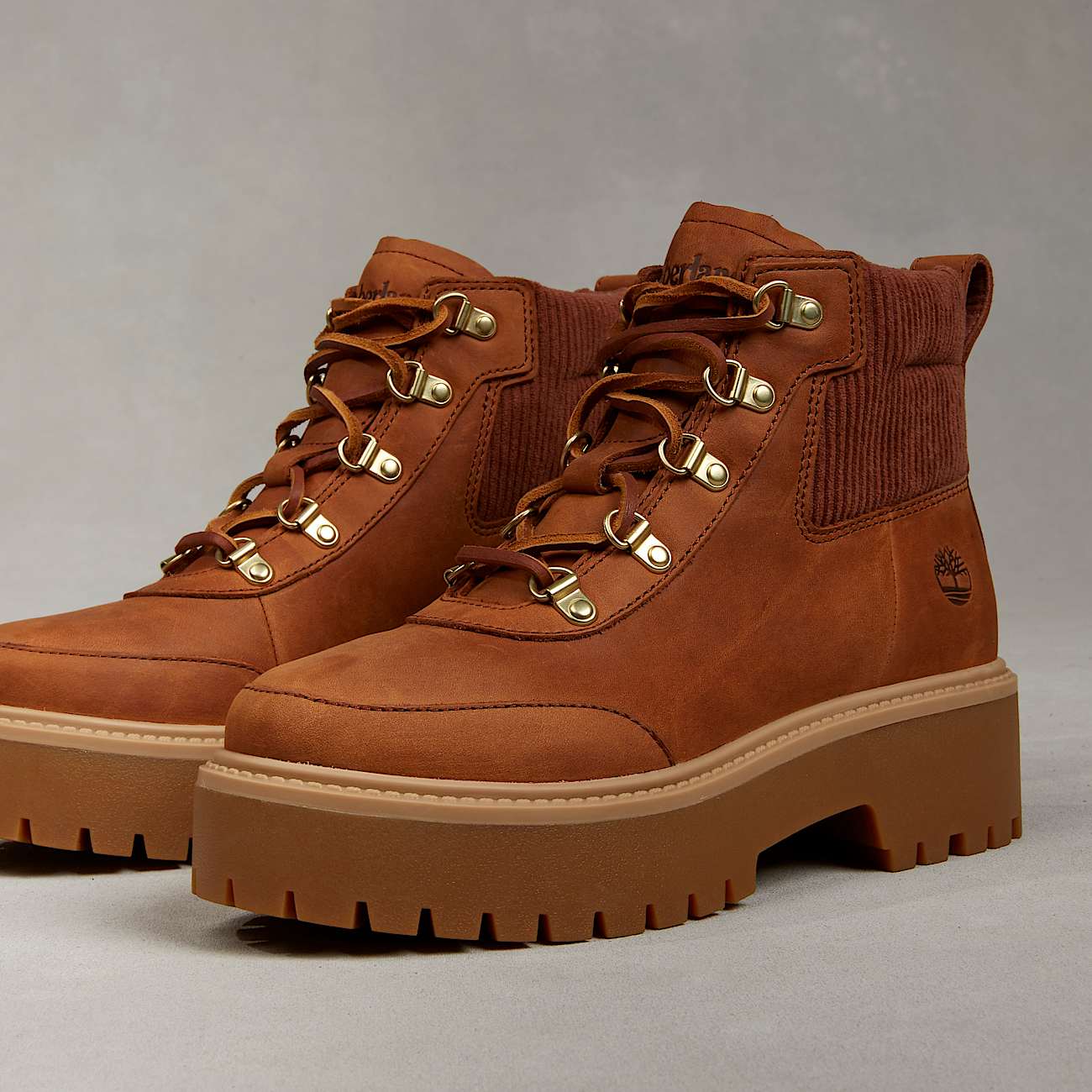 Stone Street Boot mit Plateausohle für Damen in Braun - 1