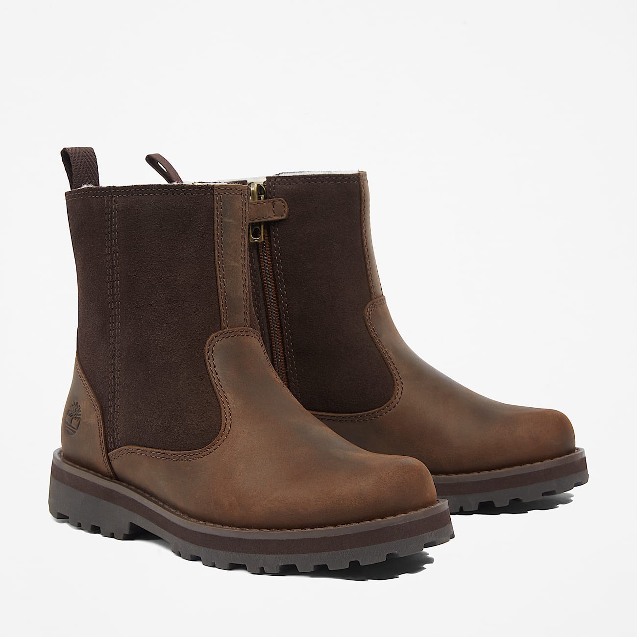 Botas con forro cálido Courma Kid para niños (de 35,5 a 40) en marrón oscuro - 4