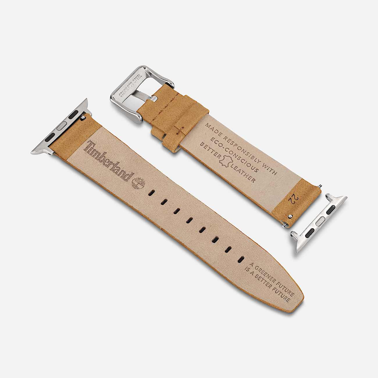 Beigefarbenes Lacandon Lederarmband für Herren in Gelb - 2