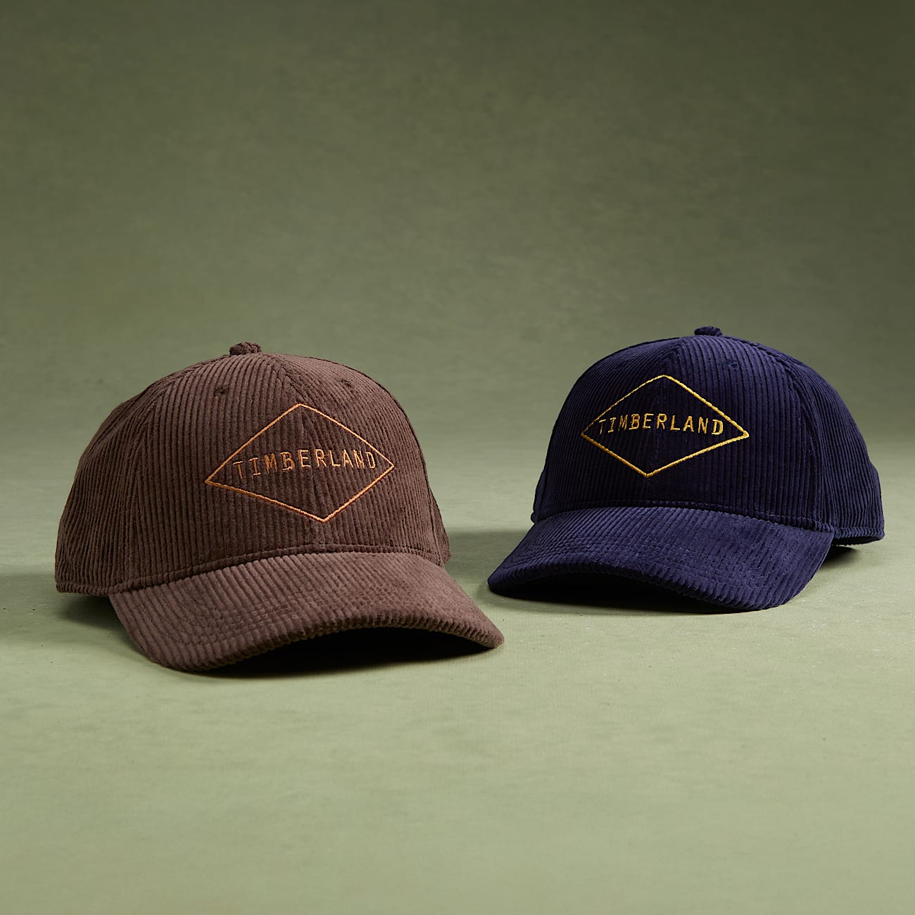 Baseballcap aus Cord in Dunkelblau - 2