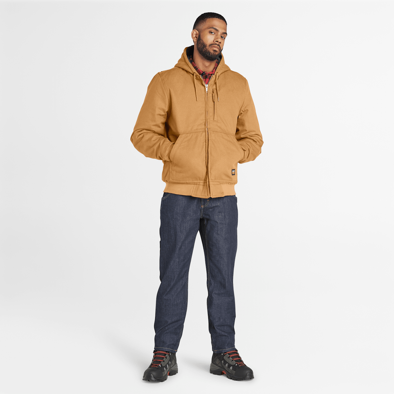 Herberton Herren Fleece Kapuzenjacke - Sherpa Gefüttert, Schwergewicht, Reißverschluss S-XXL