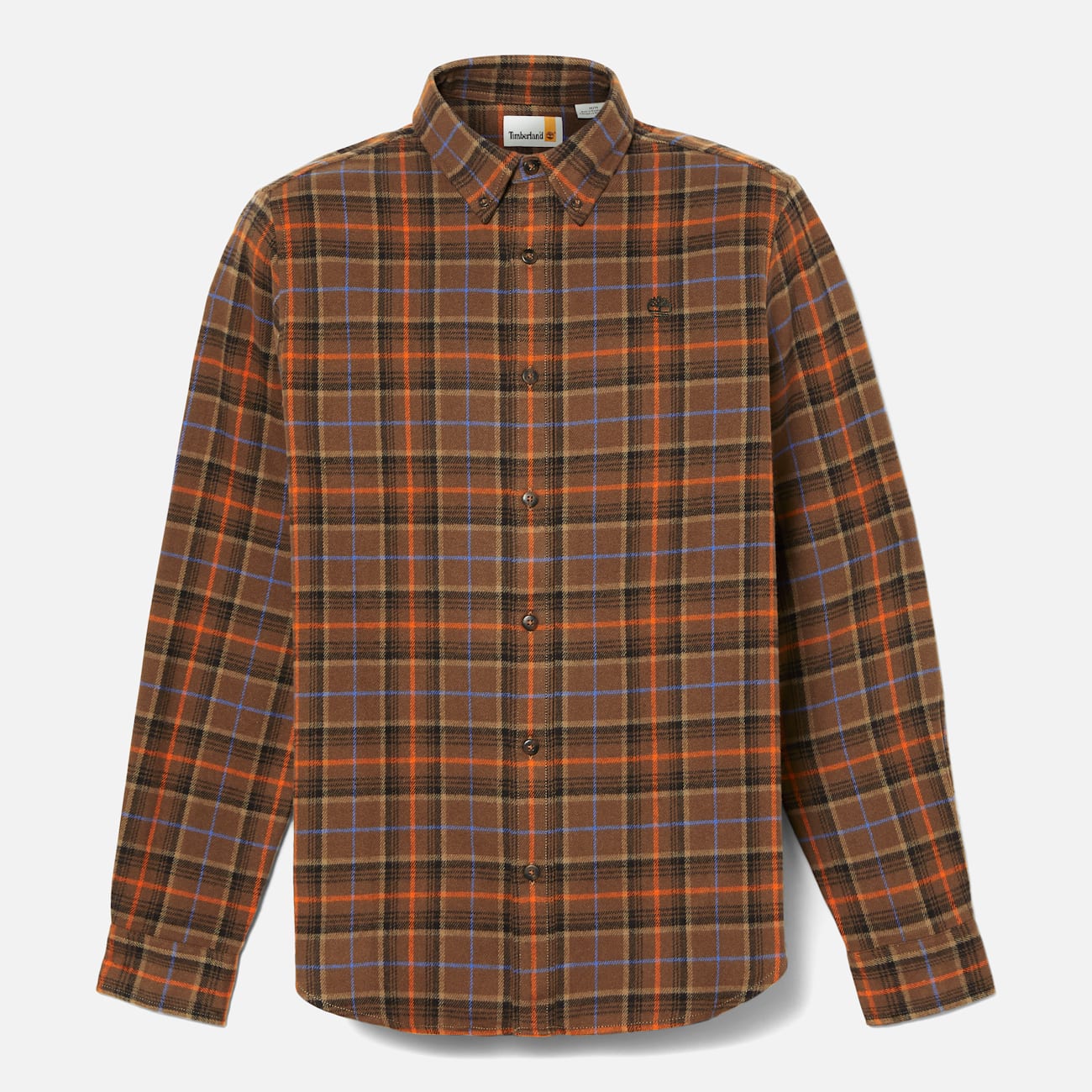 Flanellhemd herren braun clearance