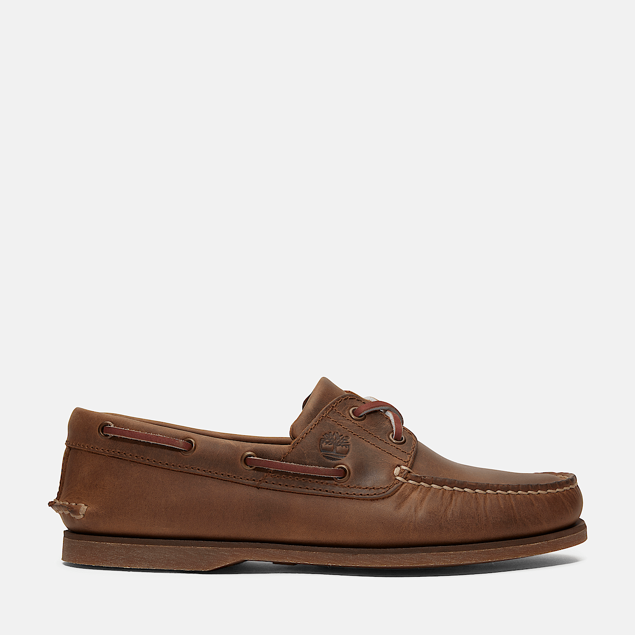 Scarpa da Barca in Pelle Classic da Uomo in marrone scuro