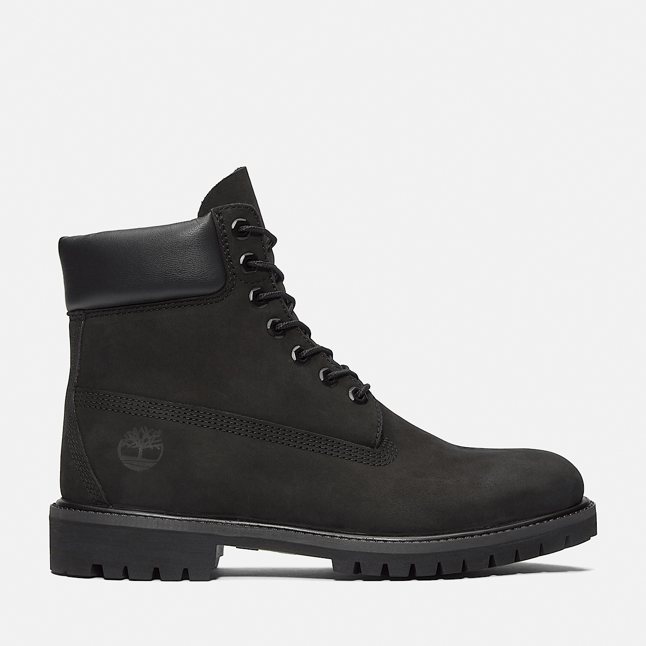 Timberland Premium 6 Inch Lace Up Waterproof Boot for Men in Black