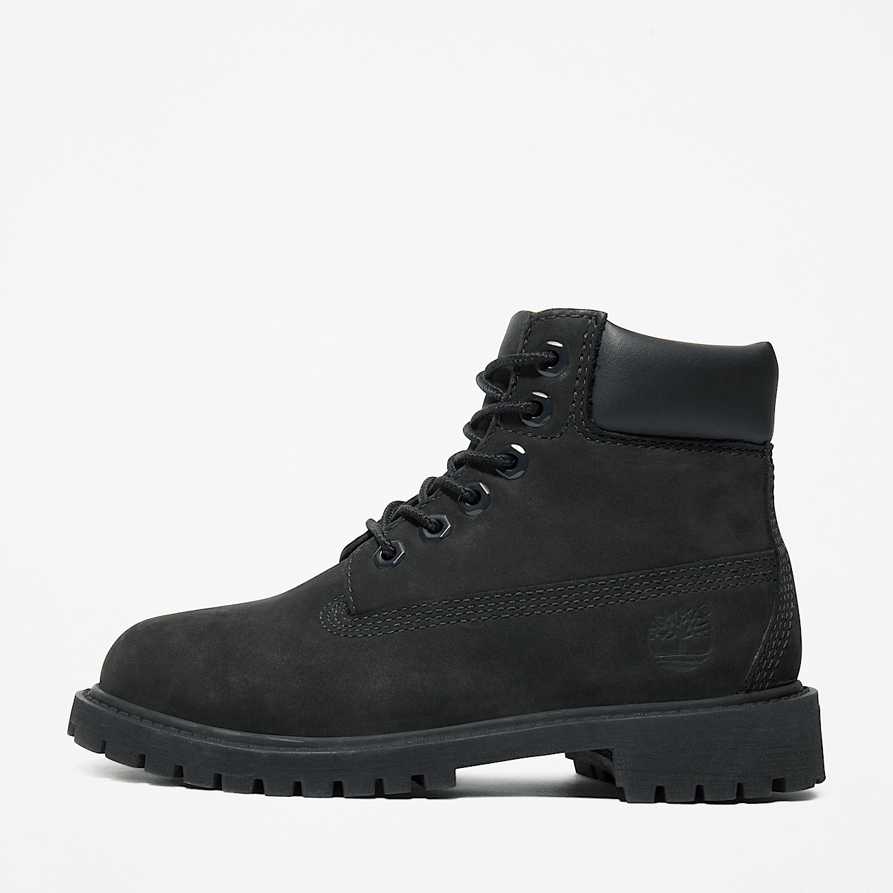 Timberland Premium 6 Inch Lace up Boot for Youth in Black