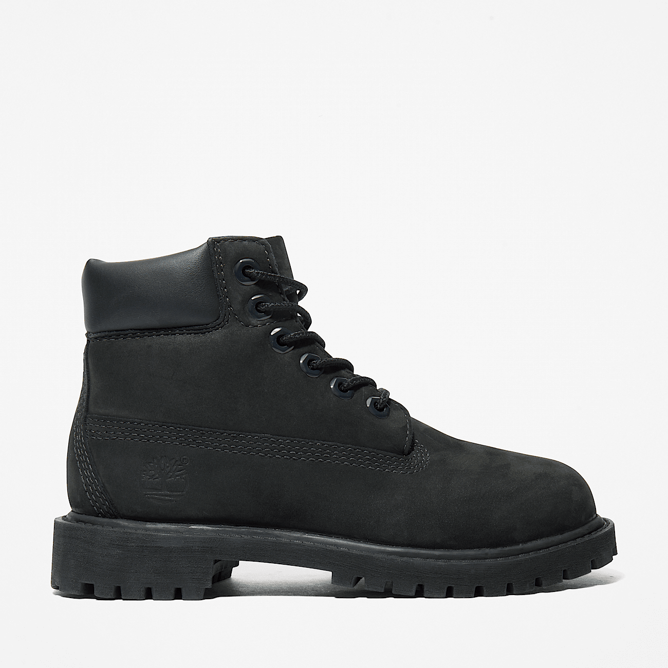 Timberland Premium 6 Inch Lace up Boot for Youth in Black