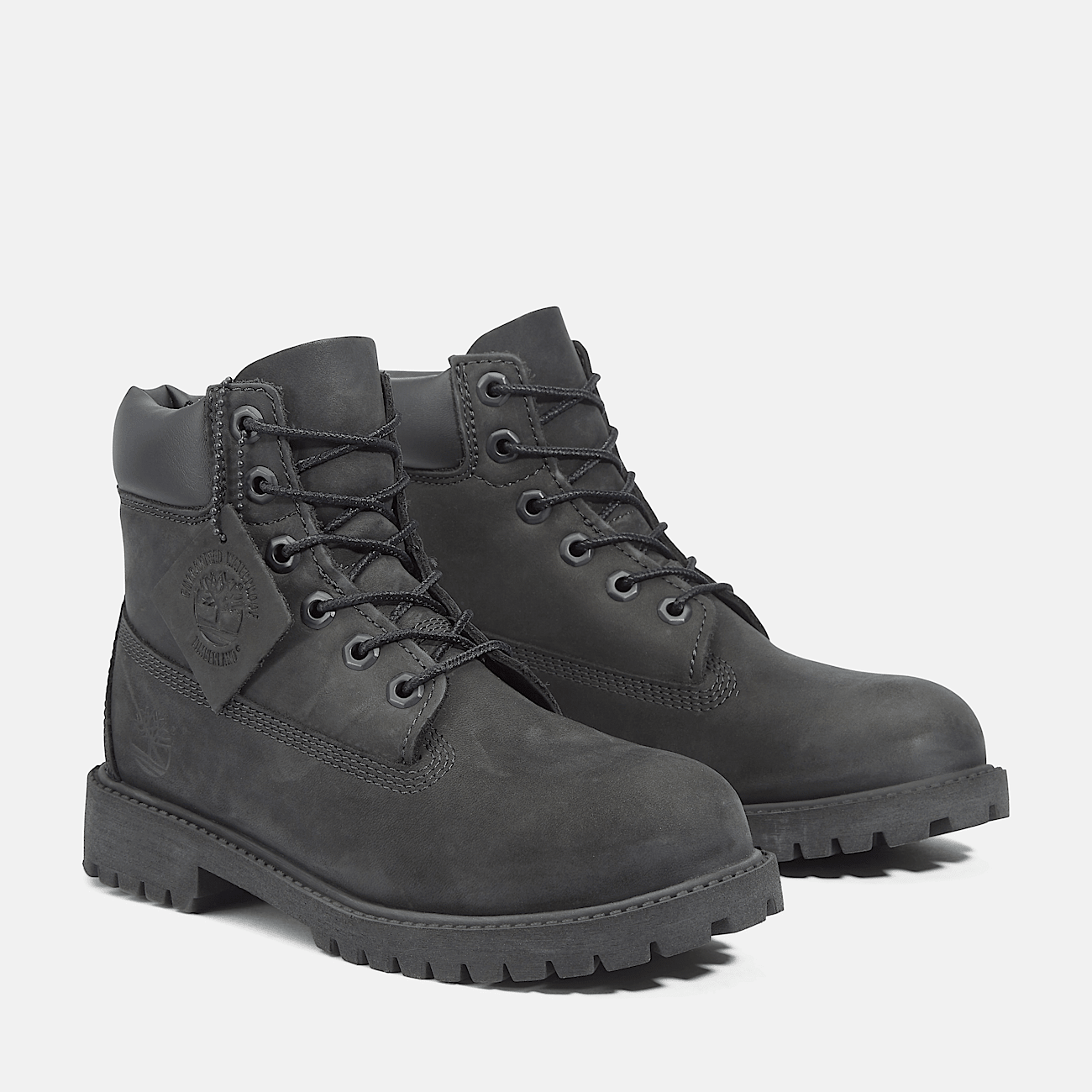Black infant timberland boots discount